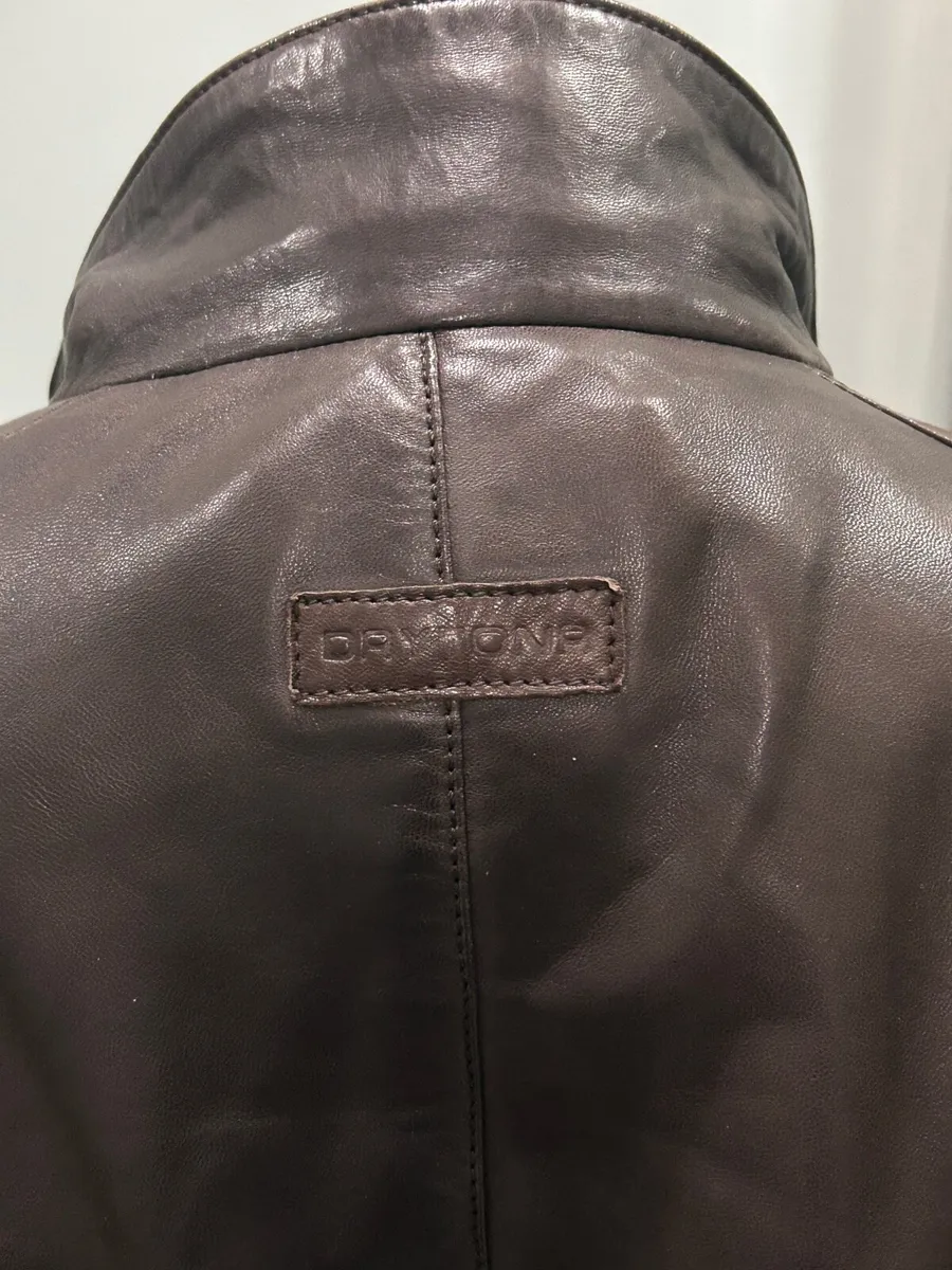 MEN'S JACKET DAYTONA CLINTON IC SHEEP DARK BROWN - Image 4