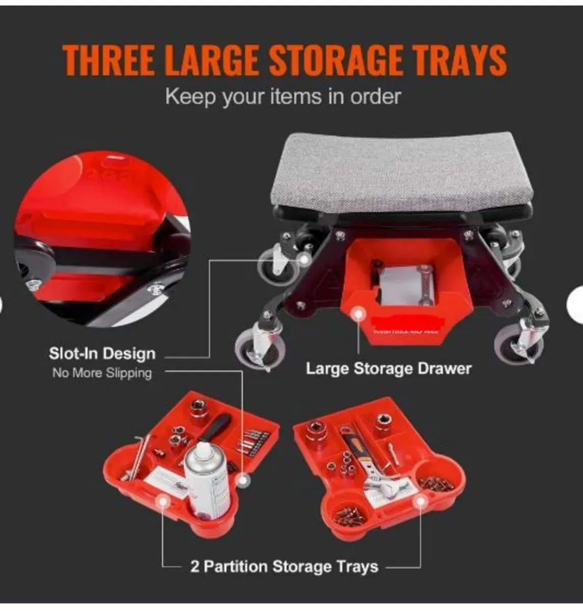 Mechanics Stool - Image 4