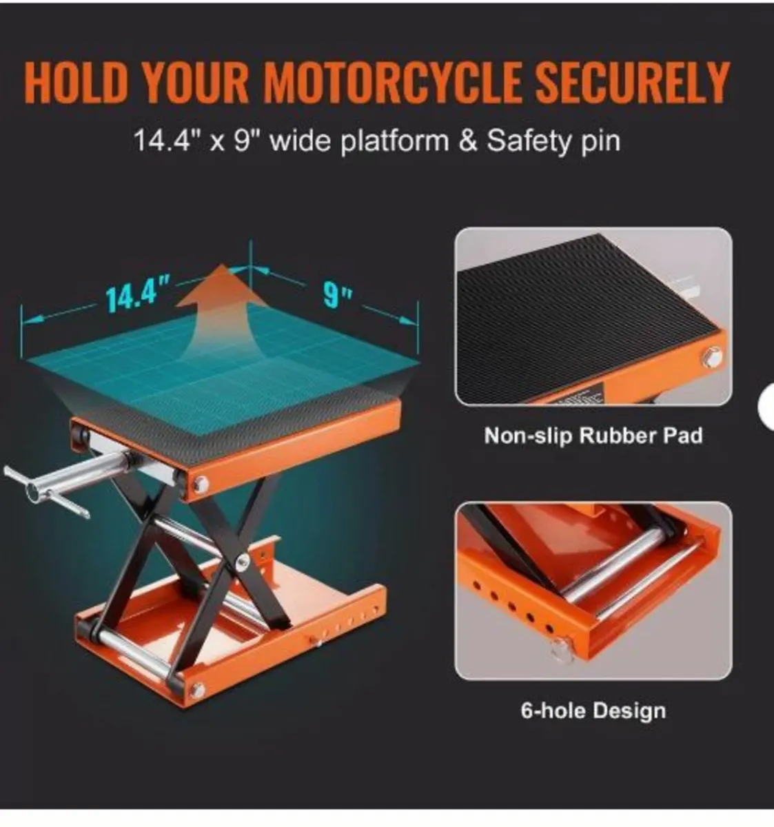 Motorcycle Scissor Jack Lift 499.5 kg - Image 3
