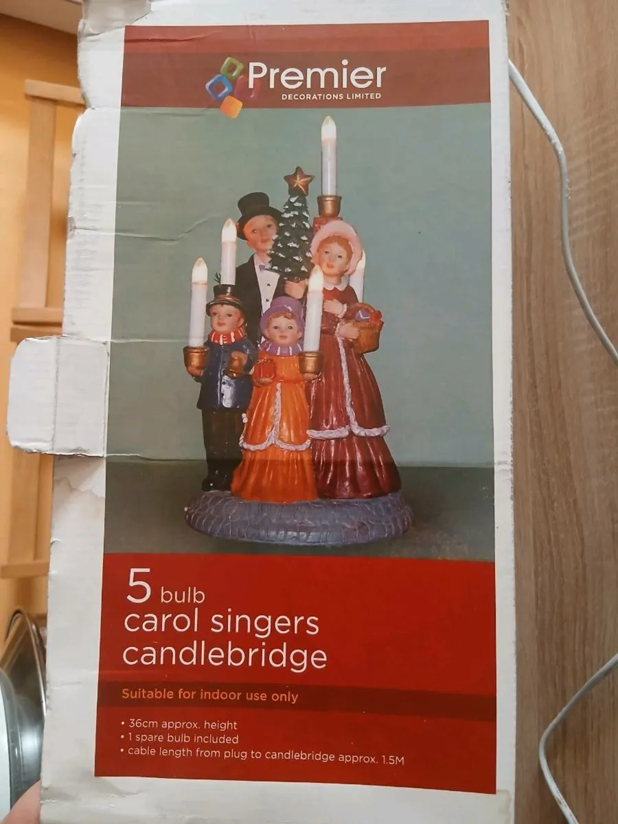 5 bulb carolsinger candle bridge - Image 3