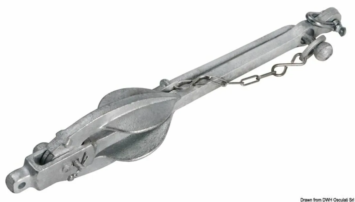 New unused 10 kg / 22 lb Galvanised Anchor - Image 2