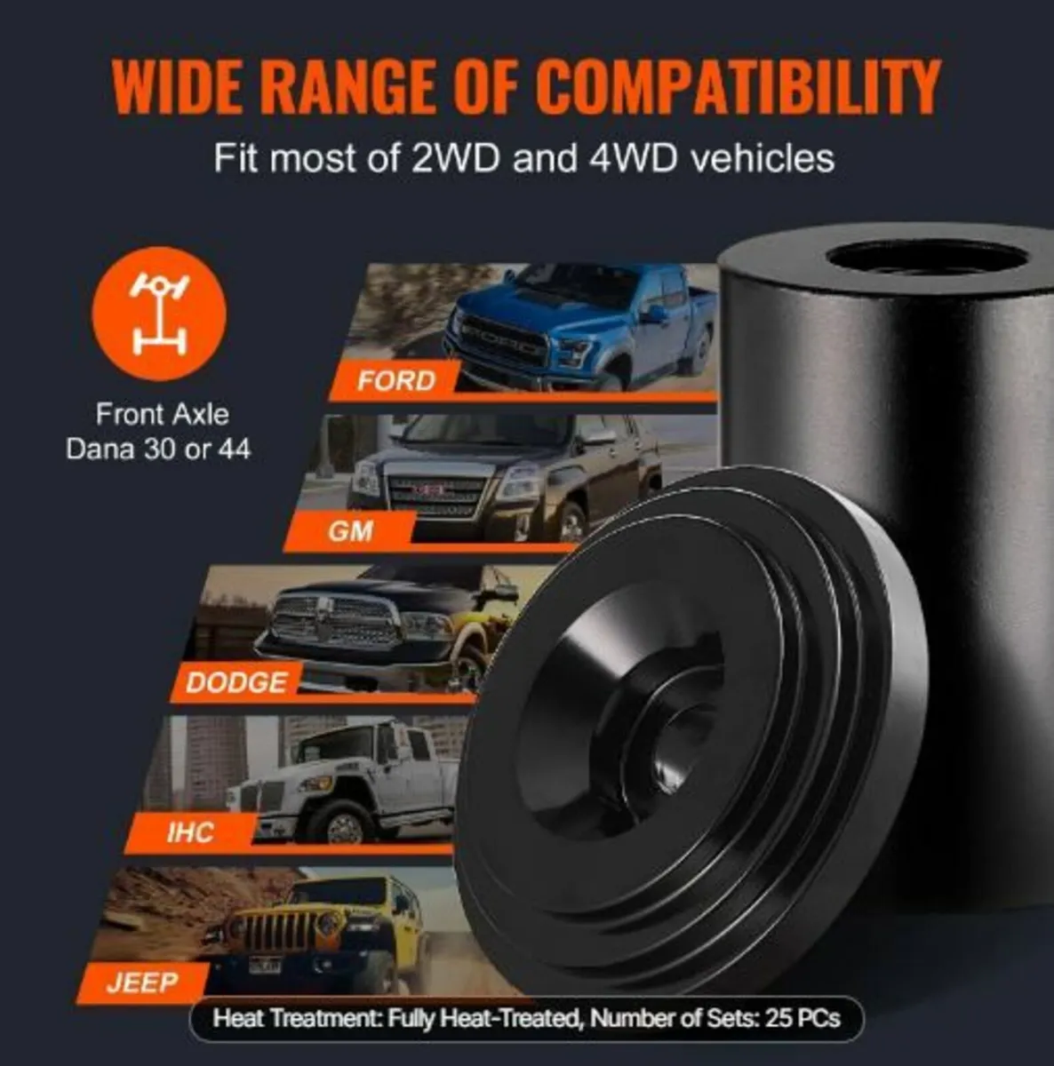 Ball Joint Press Kit, 25 pcsTool Kit - Image 3