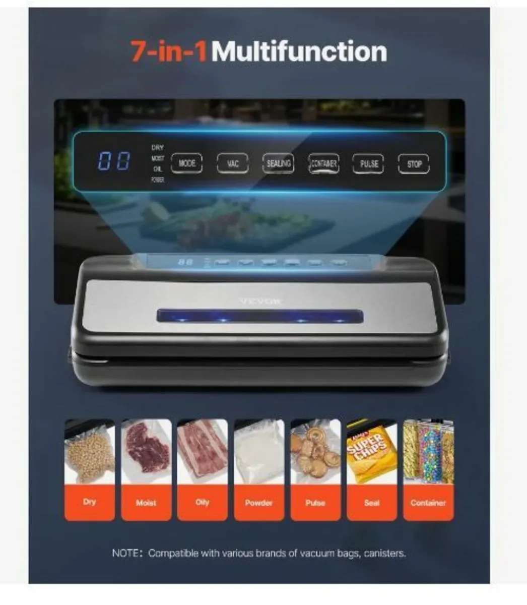 Vacuum Sealer Machine, 80Kpa 120W - Image 1