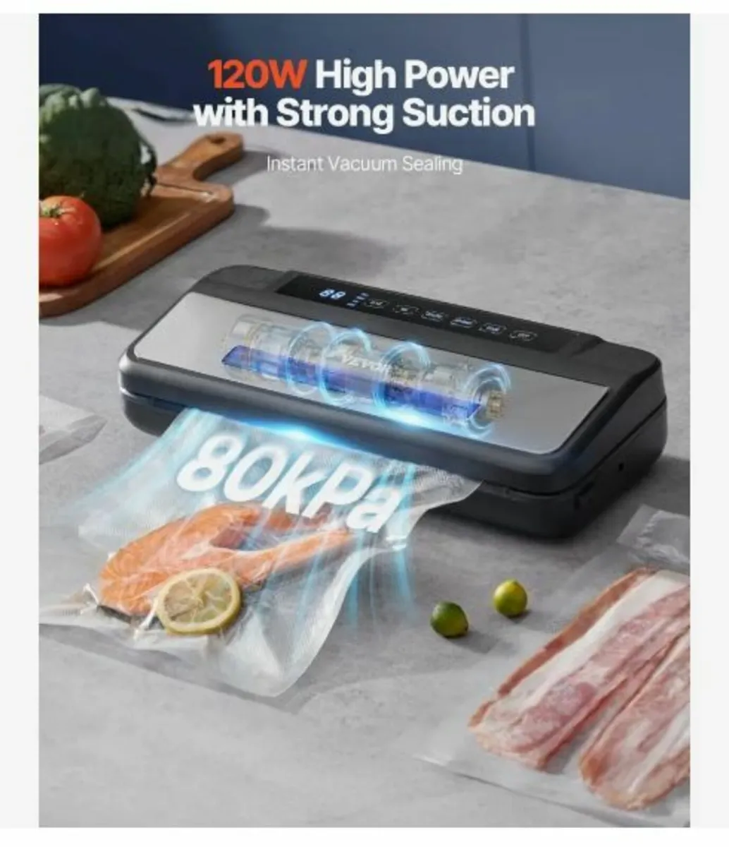 Vacuum Sealer Machine, 80Kpa 120W - Image 4