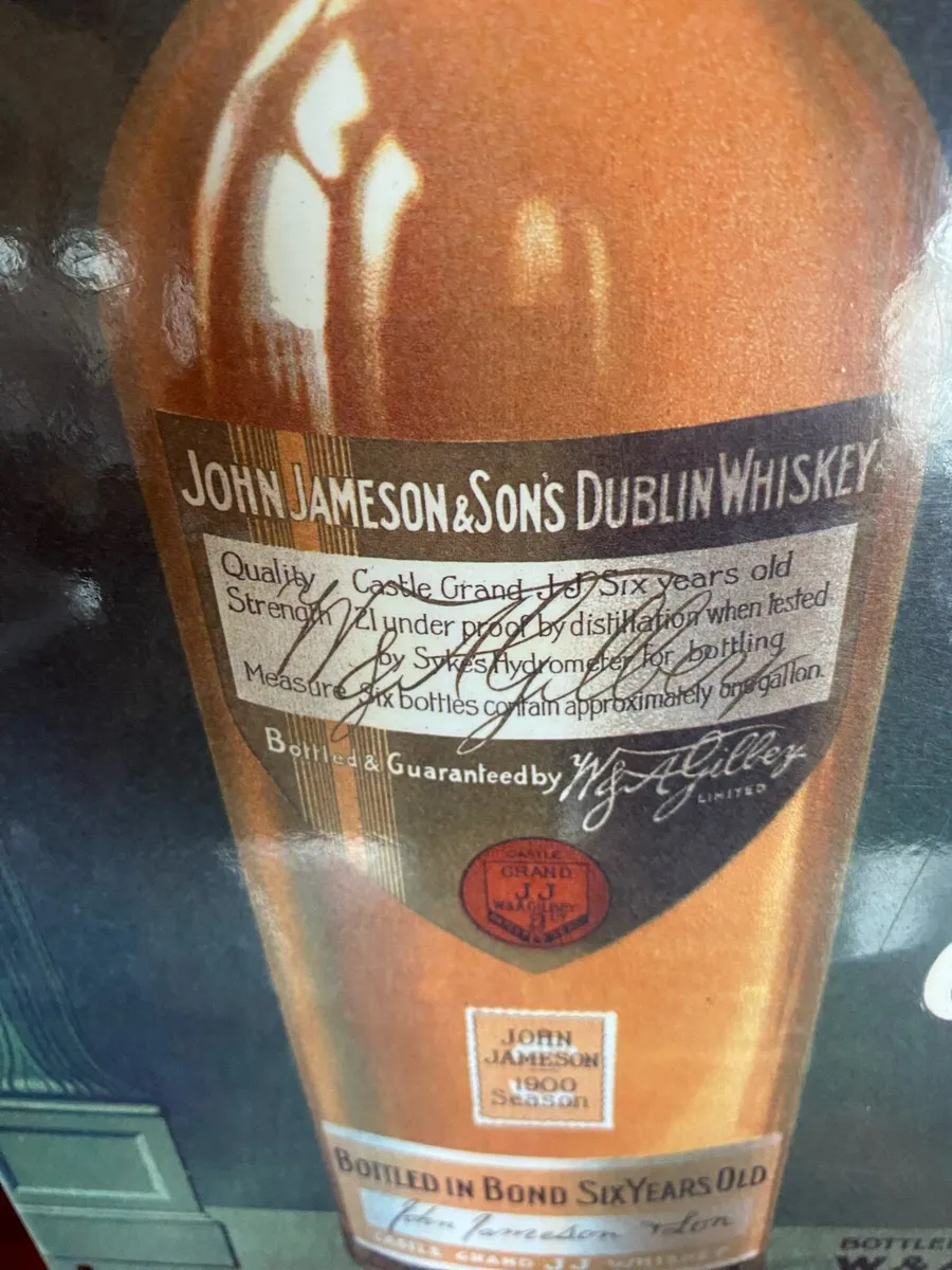 Large Vintage Jameson Metal Sign - Image 3