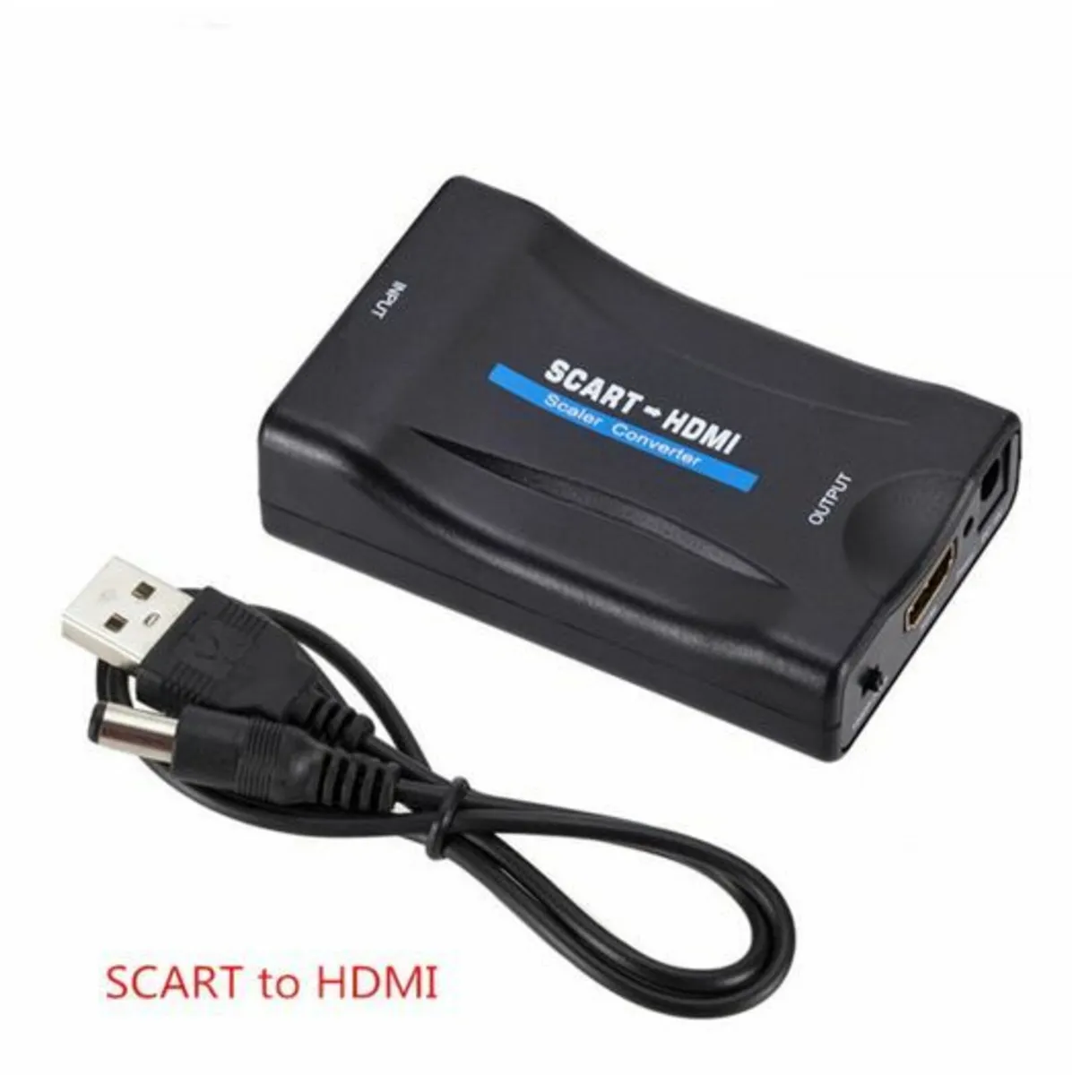 Scart to HDMI Converter with HDMI Cable, SCART HD