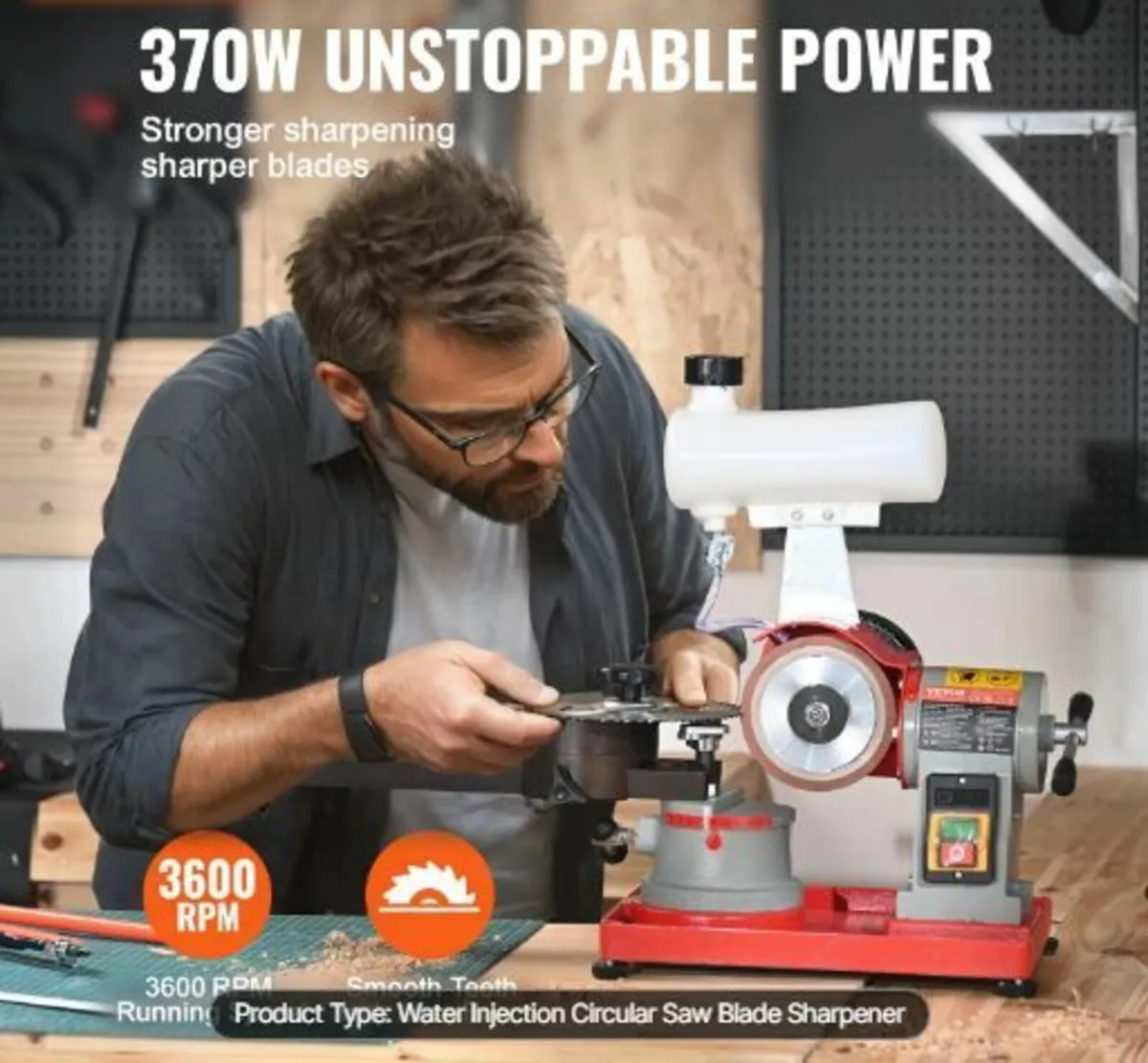 Circular Saw Blade Sharpener Grinder 370W - Image 2