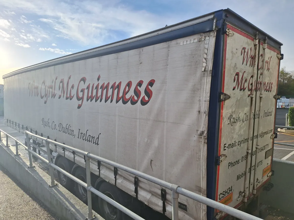 SDC Curtainside Trailer For Auction 10th December - Image 1