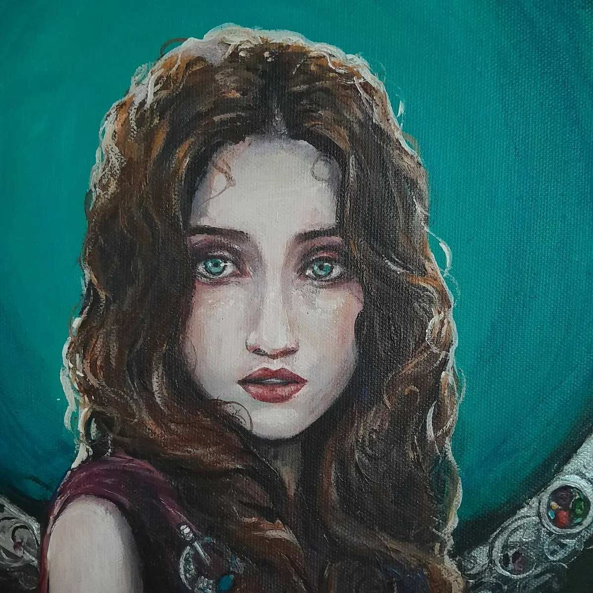 Original Art Aislinn Duggan -Deirdre of the Sorrow - Image 1