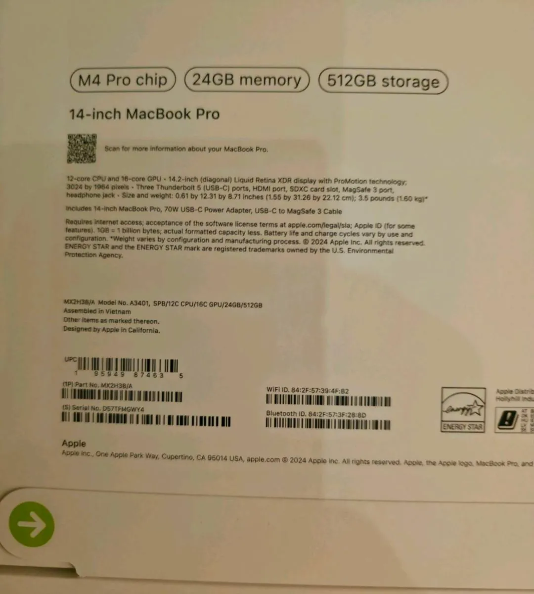 Macbook Pro M4 Chip 2025 - Image 3