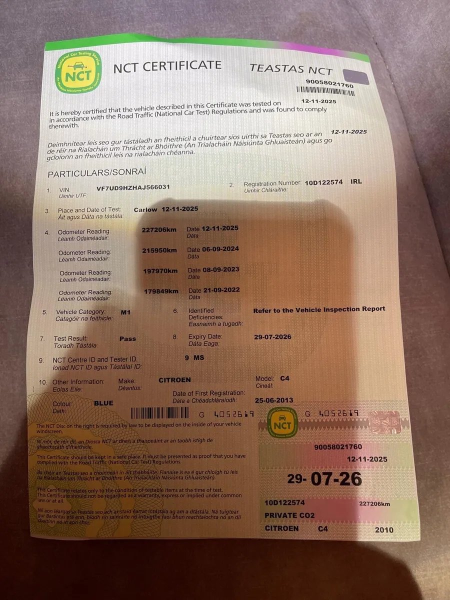 2010 Citreon C4 Grand Picasso Automatic NEW NCT - Image 2