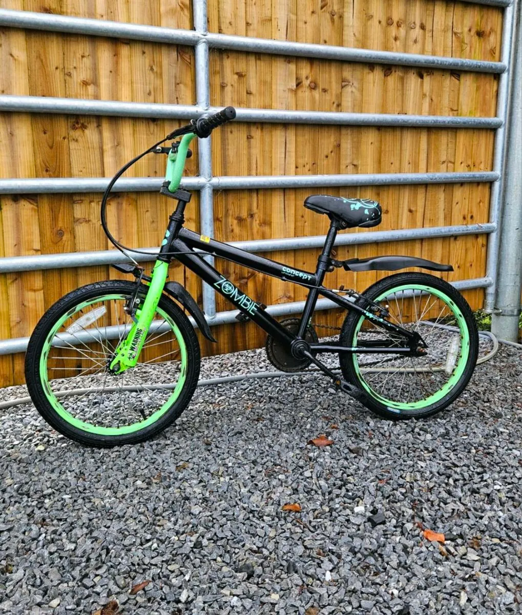 Kids bicycle 18 inch concept zombie - Image 1