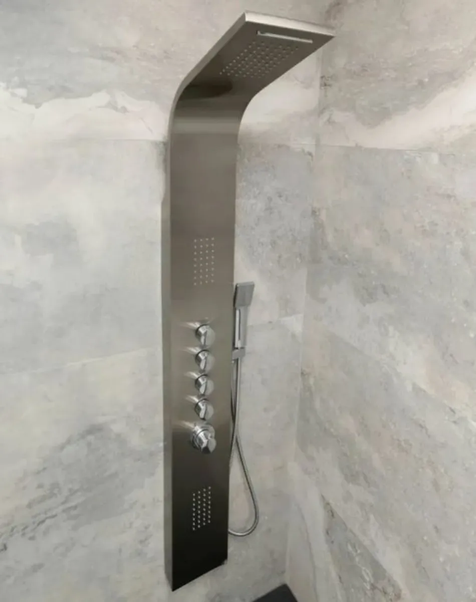 Monsoon Waterfall Shower Tower - Chrome - Image 1
