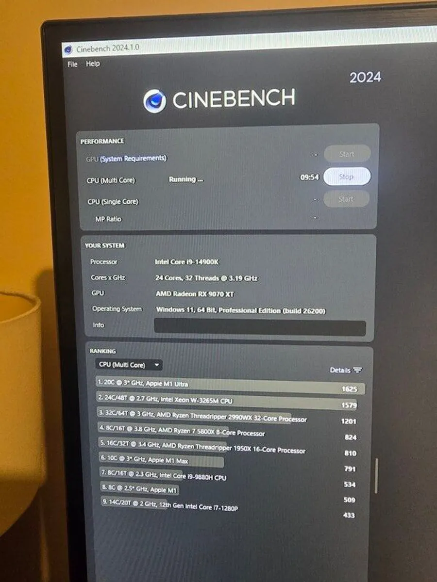 intel i9-14900k with motherboard and memory - Image 3
