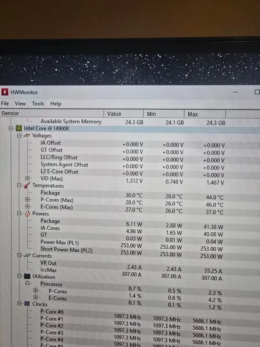 intel i9-14900k with motherboard and memory - Image 4