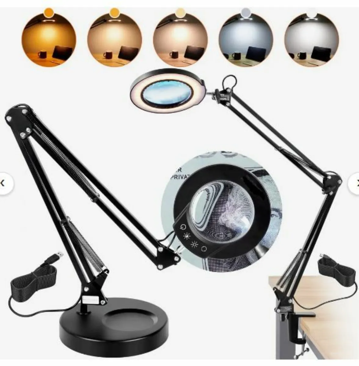 Magnifying Glass with Light - Image 1