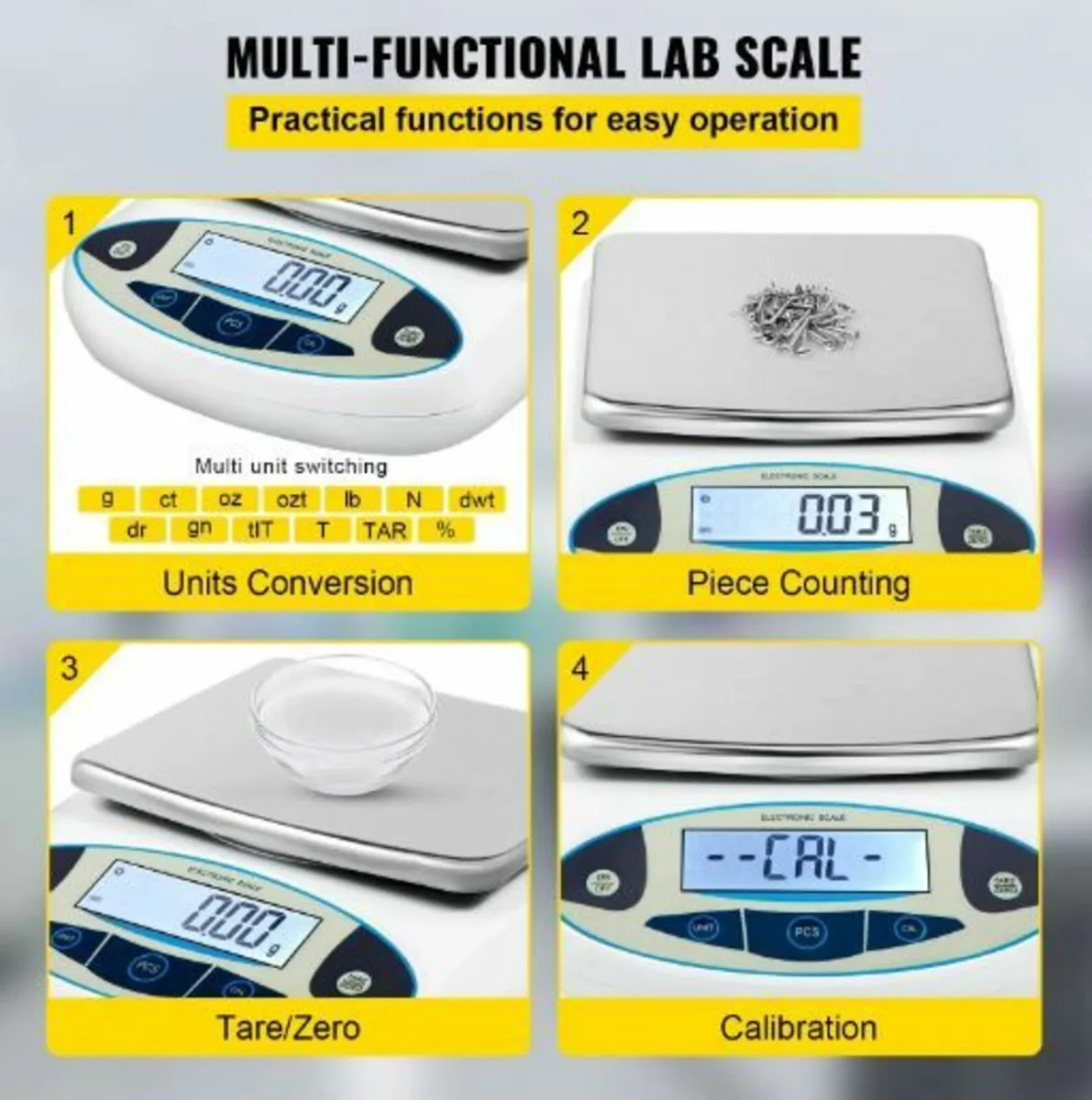 Analytical Balance, 5000g x 0.01g Accuracy Lab Sca - Image 4