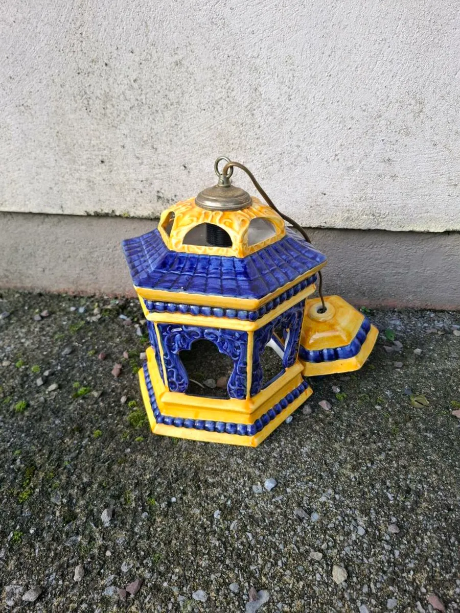 Ceramic chandelier light suspension - Image 2