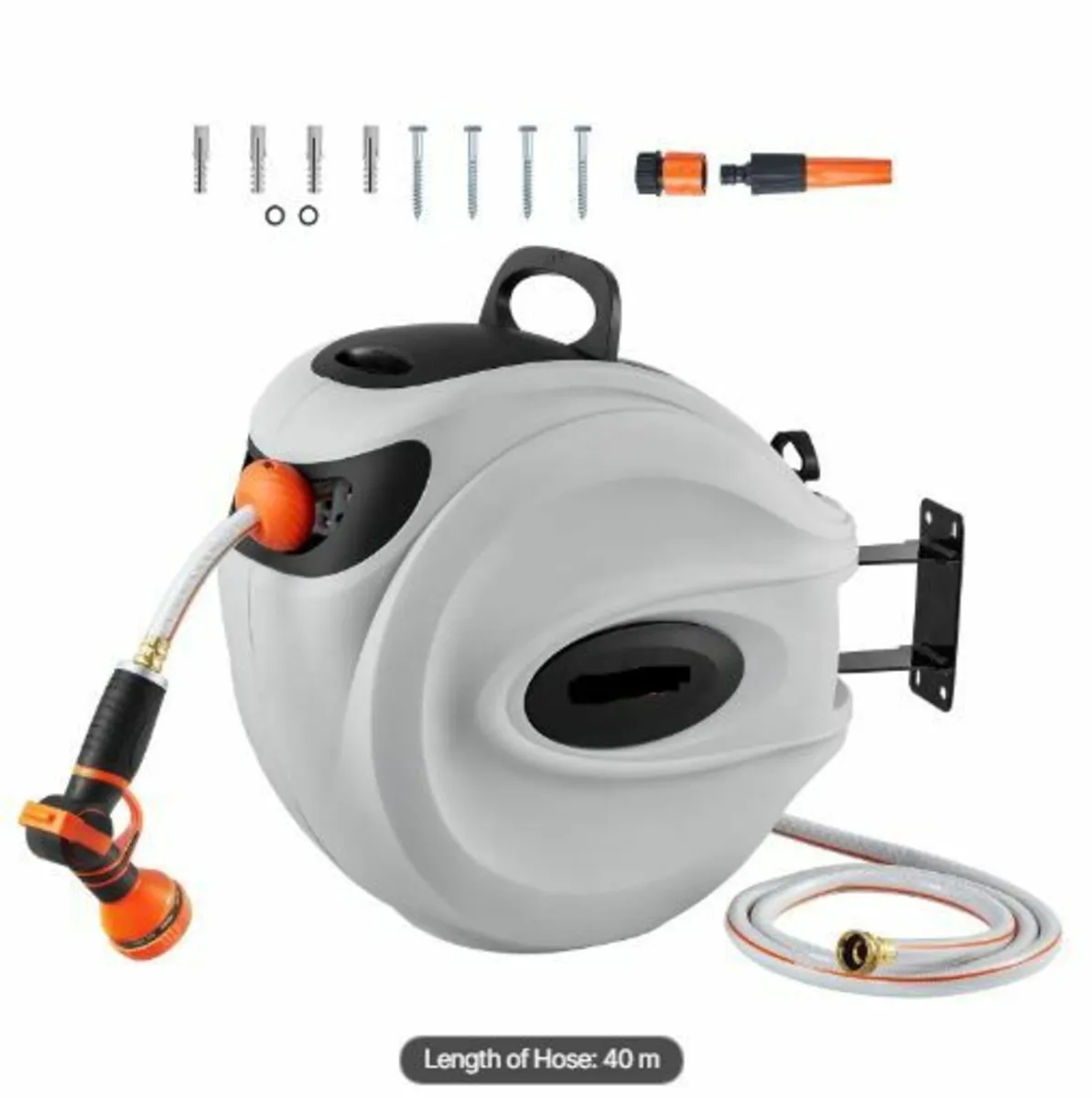 Retractable Garden Hose Reel - Image 1