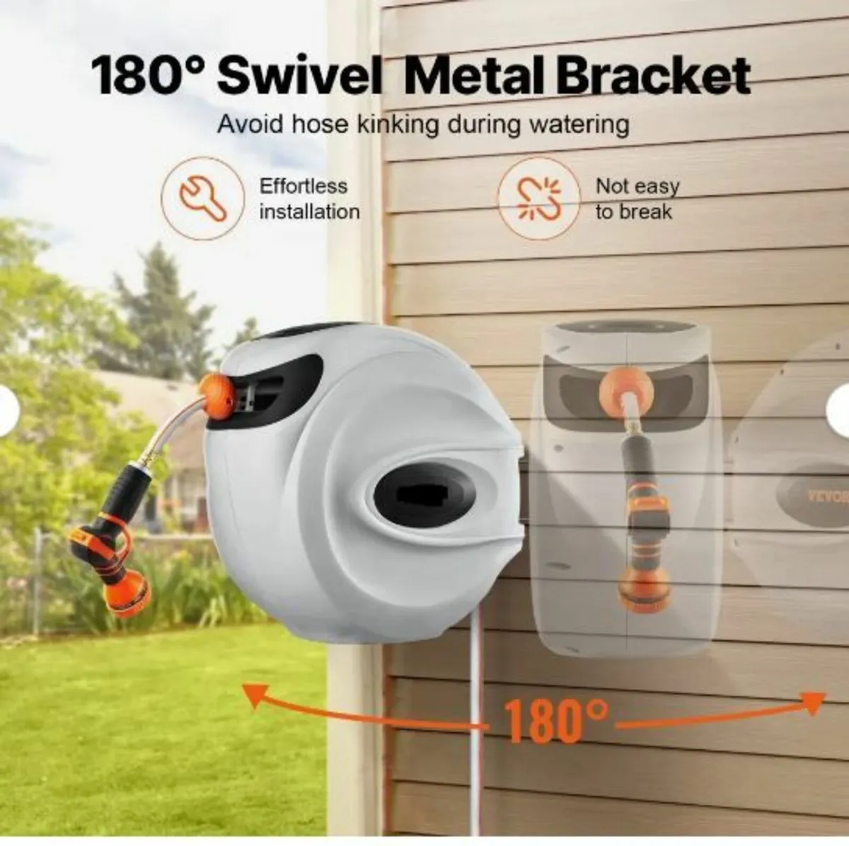 Retractable Garden Hose Reel - Image 2