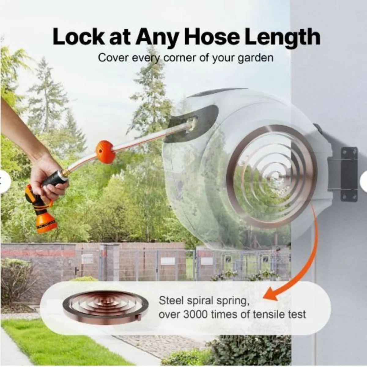 Retractable Garden Hose Reel - Image 3