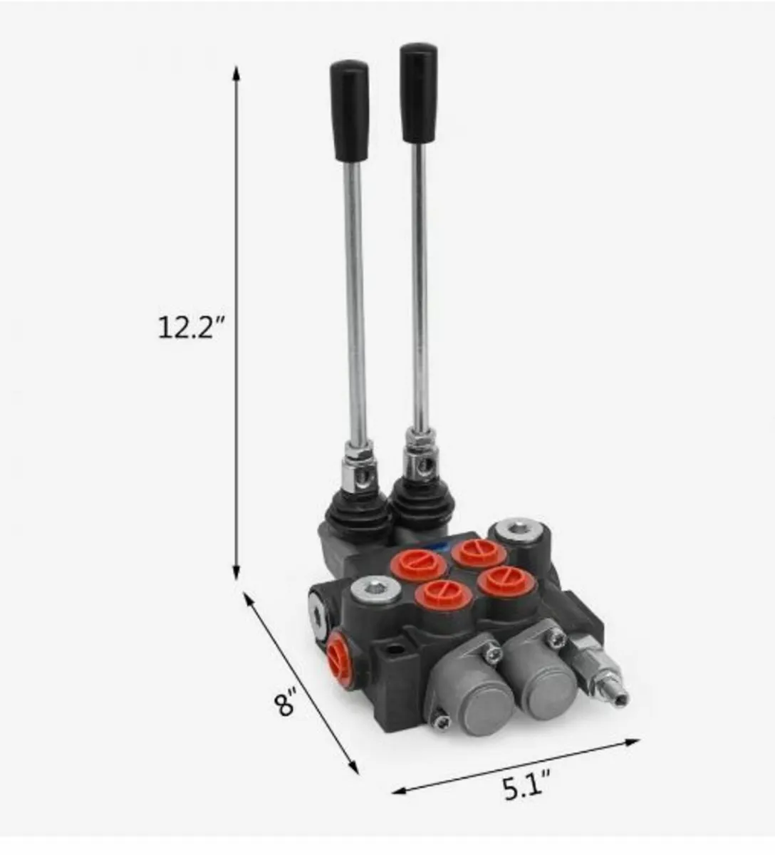 Hydraulic Valve 2 Spool Hydraulic - Image 2