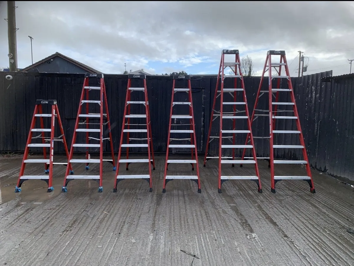 Selection of Aluminium Ladders – 5, 7 & 9 Step - Image 2