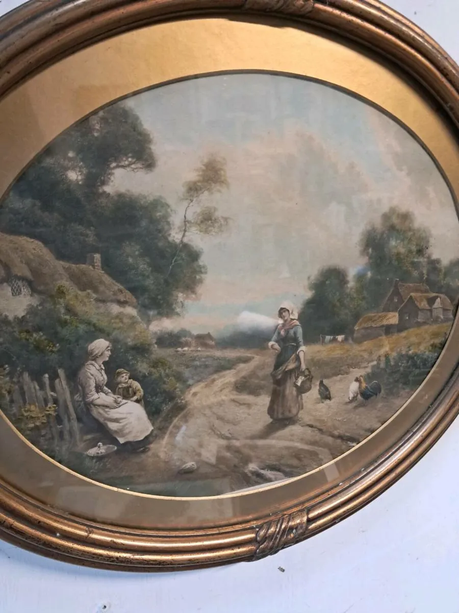 2 good quality oval prints - Image 2