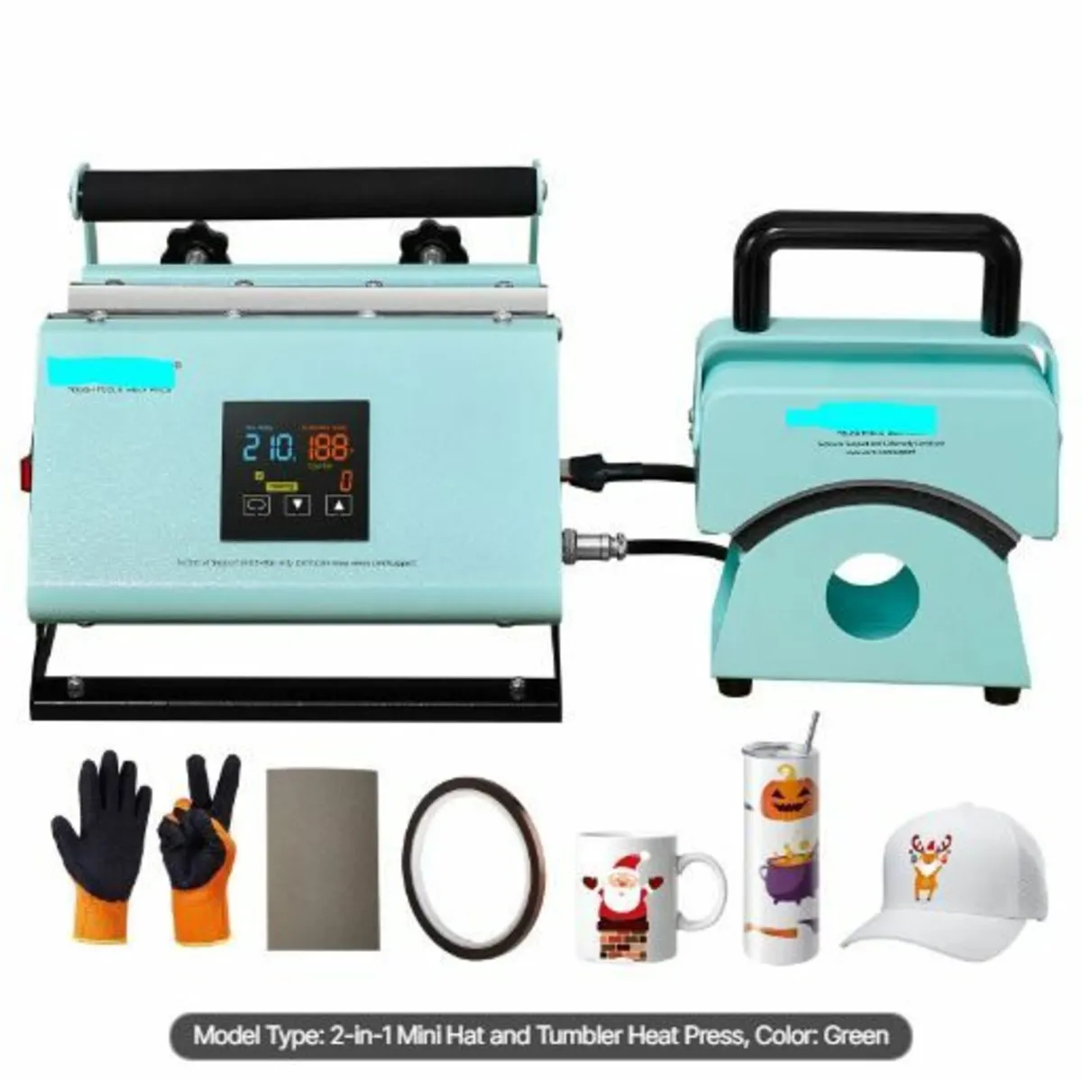 2 in 1 Tumbler and Hat Heat Press Machine - Image 1