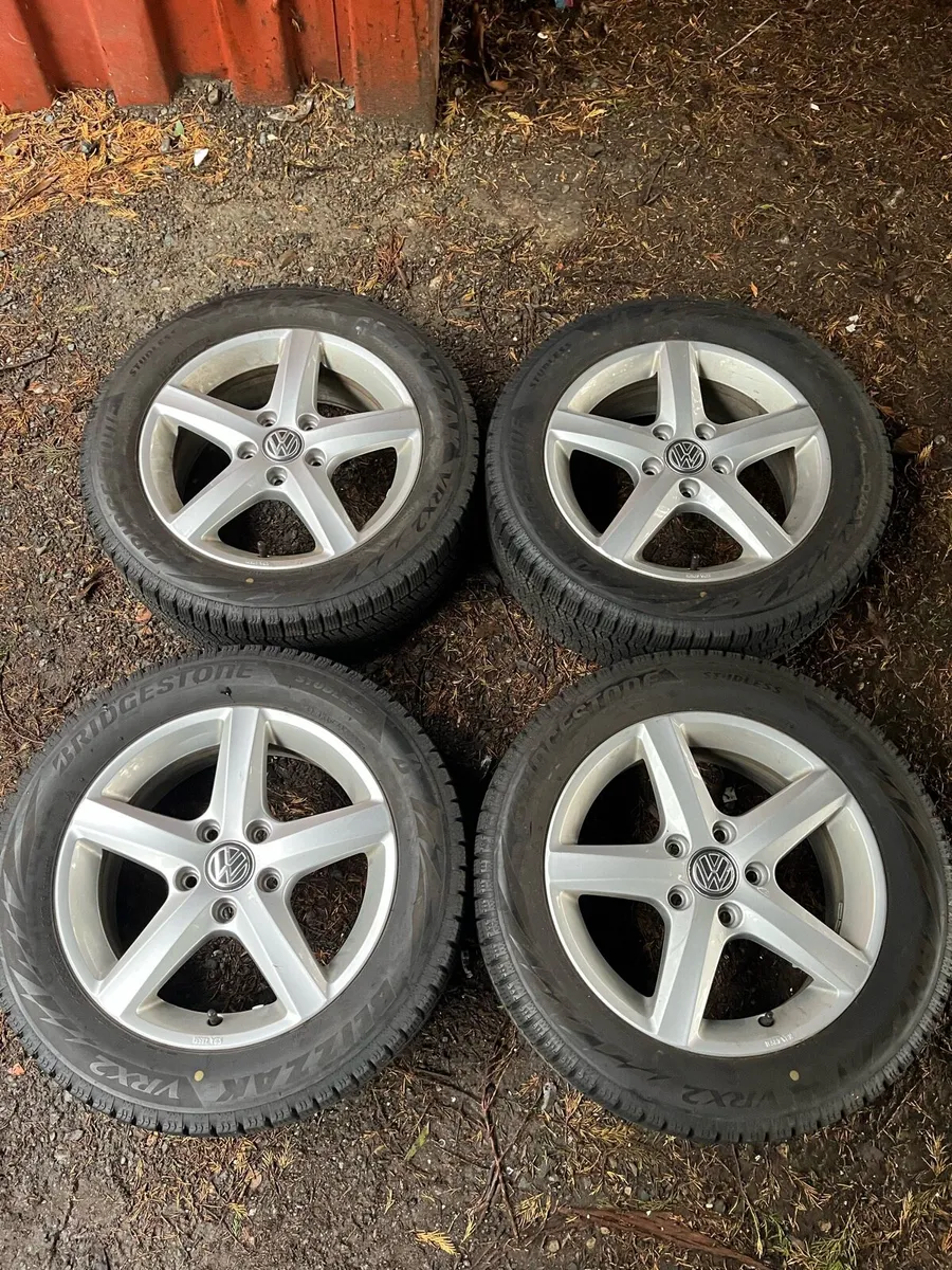 16’ Genuine VW Golf Caddy 5x112 alloy wheels - Image 1