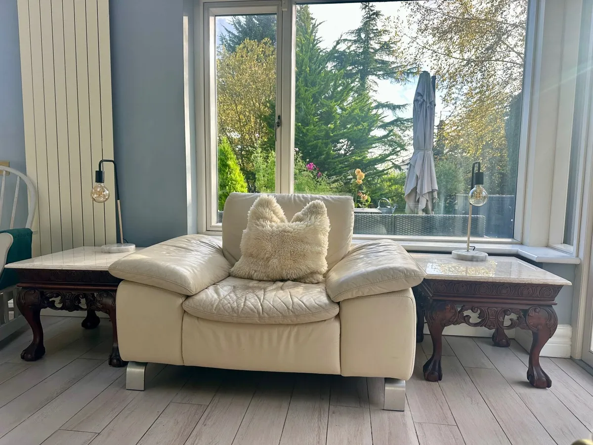 Table lamp with marble base - Image 4