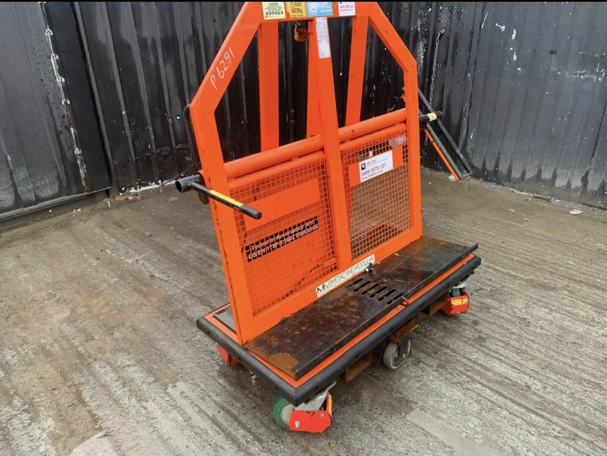 Auto Braked Panel Transport Trolley - Image 3