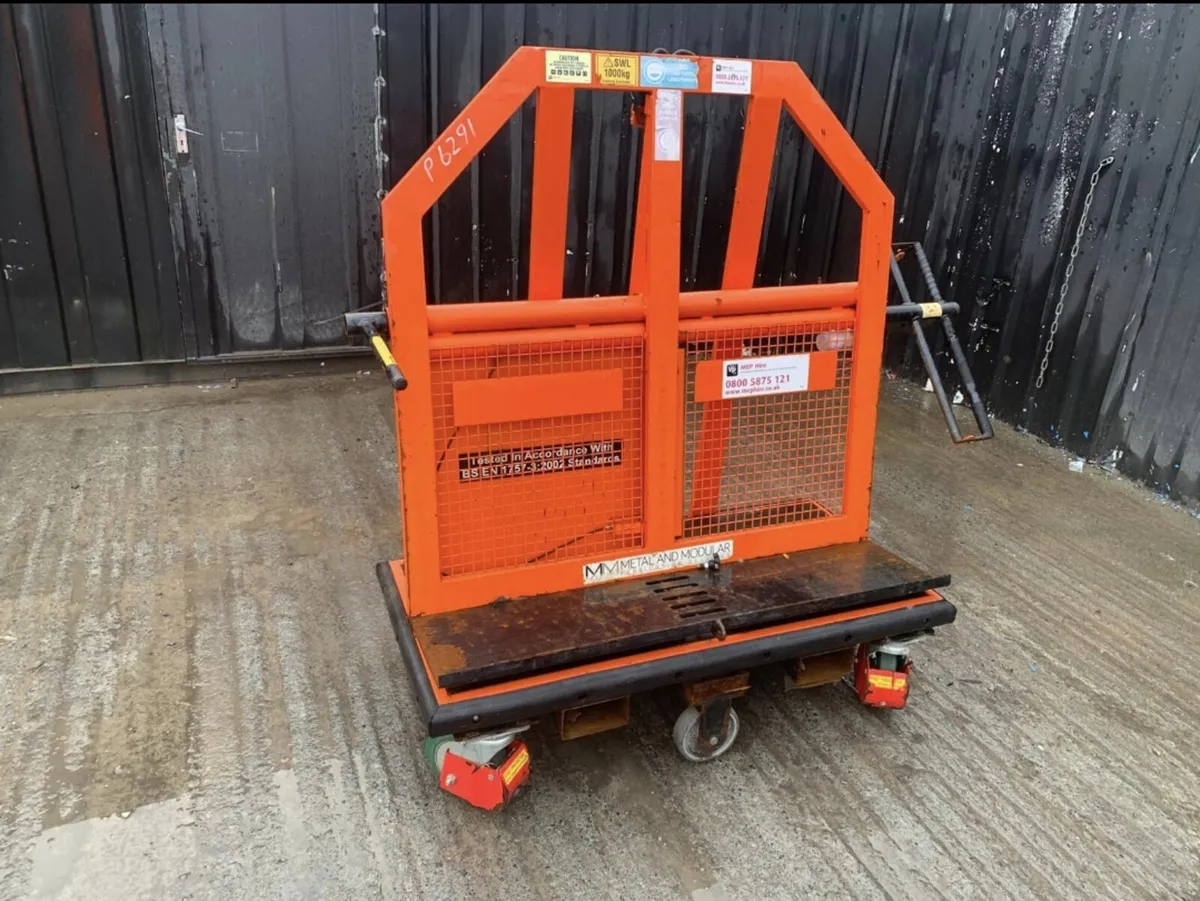 Auto Braked Panel Transport Trolley - Image 1