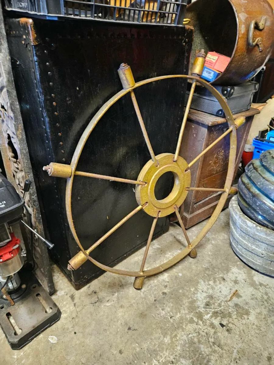 Vintage Ships Wheel - Image 2