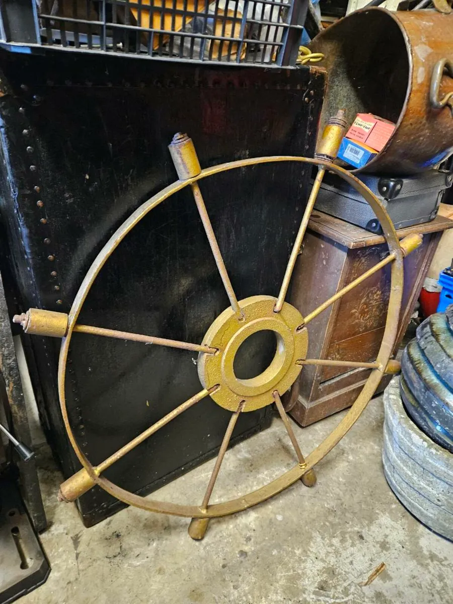 Vintage Ships Wheel - Image 3