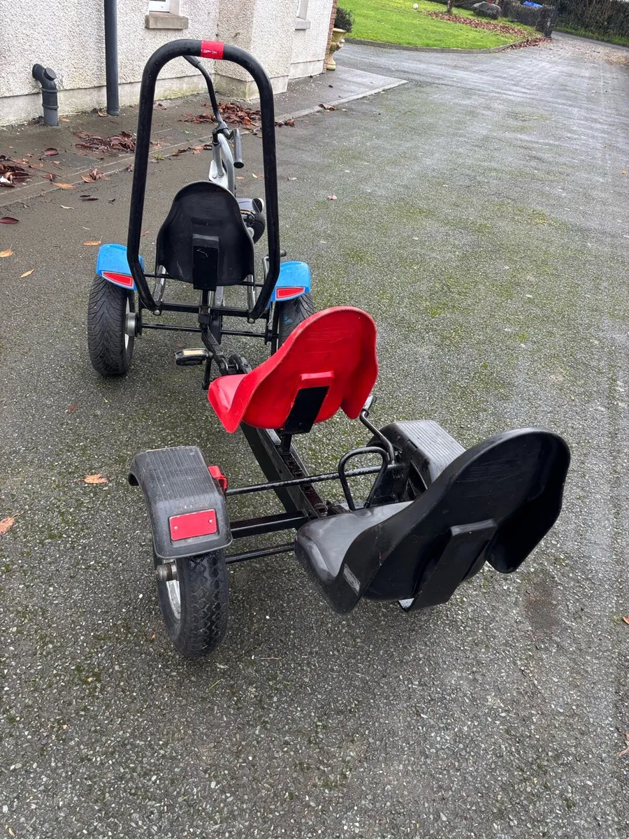 Berg Chopper go cart with 2 seater trailer seat - Image 3