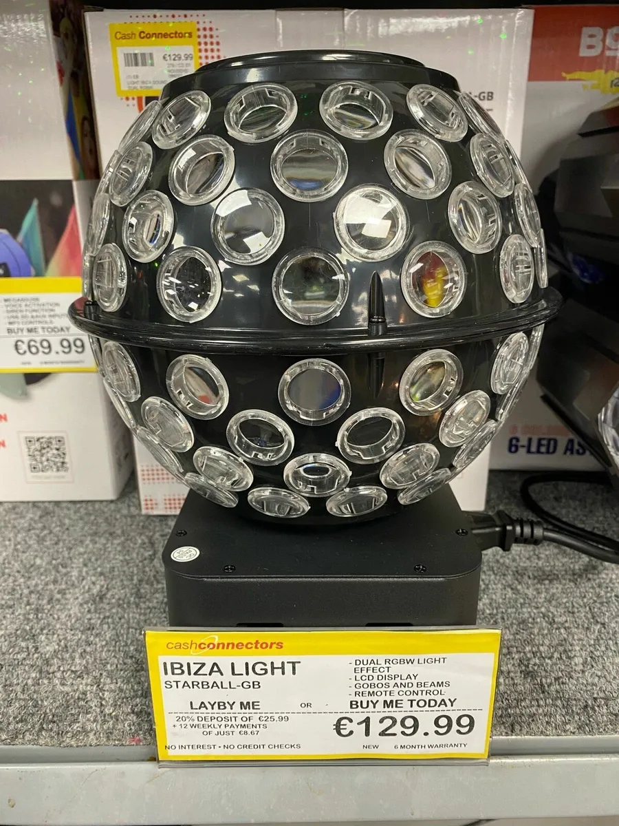 Ibiza Starball Rotating RGB Lightball BRAND NEW - Image 2