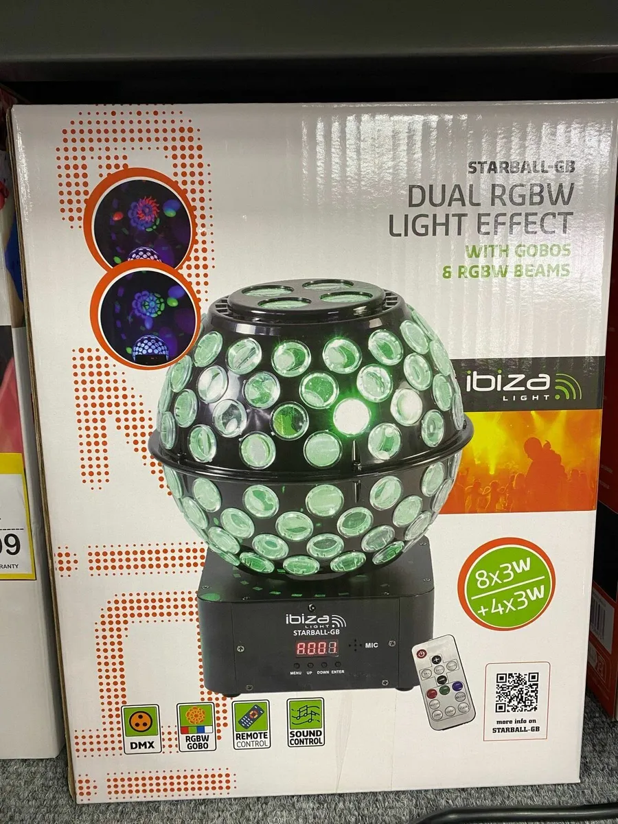 Ibiza Starball Rotating RGB Lightball BRAND NEW - Image 3