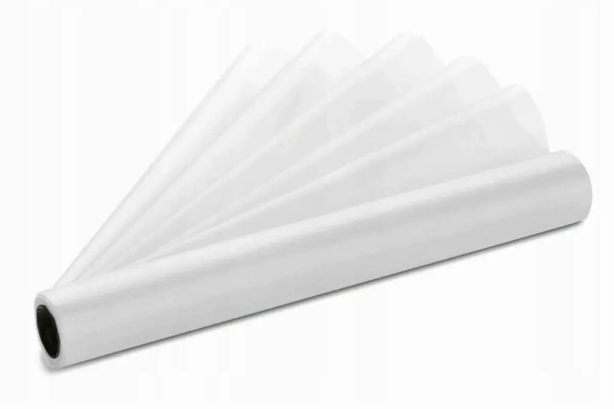 Tulle Roll ,fabric ribbon white - Image 4