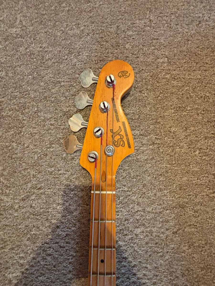 SX Vintage Series Bass Guitar - Image 3