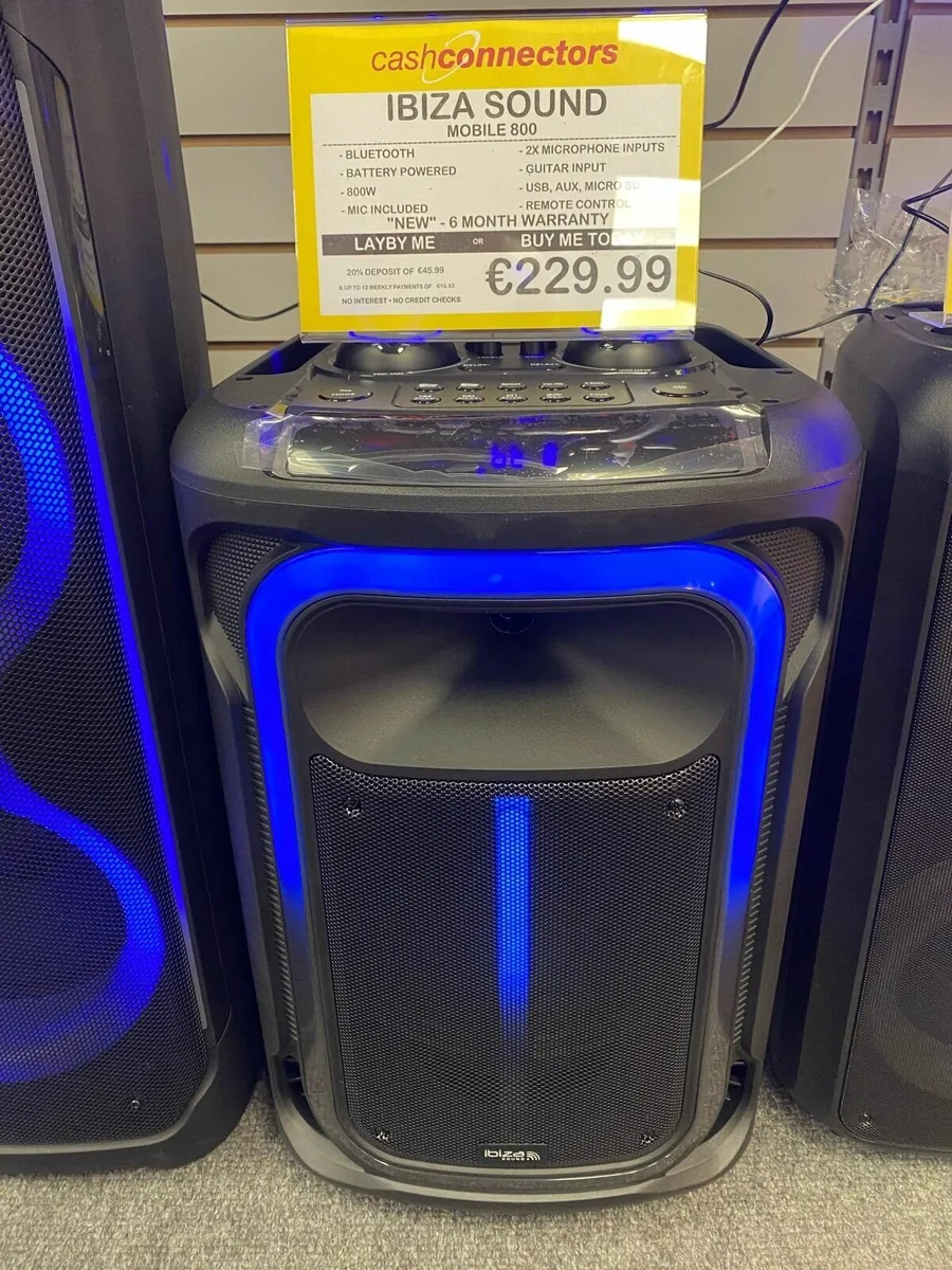 Ibiza Mobile 800 BT Portable Boombox NEW - Image 4
