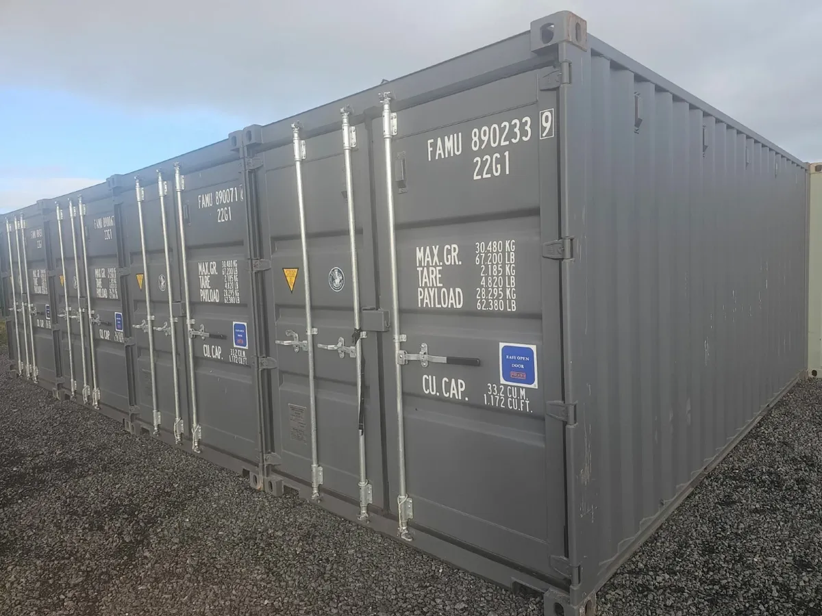 20ft x 8ft One Trip Shipping Containers - Image 1