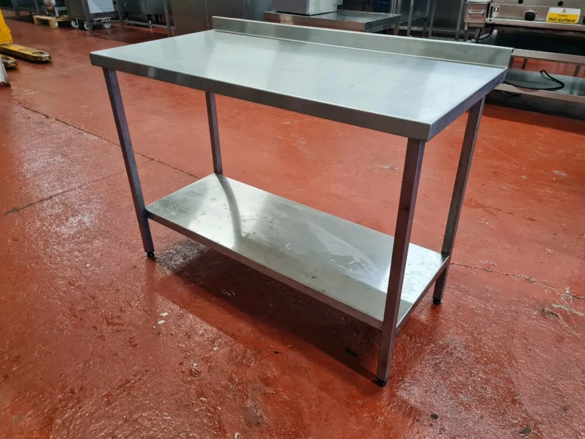Stainless steel Double Sink and Table - Image 4