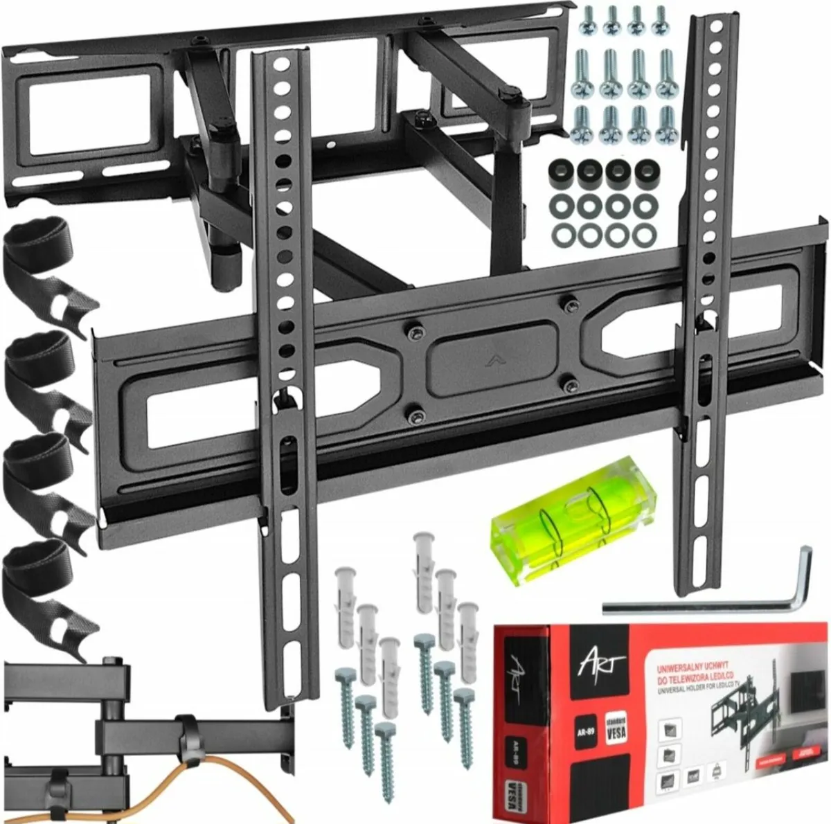 Tv Wall Mount Bracket Tilt Swivel 32-70" - Image 3