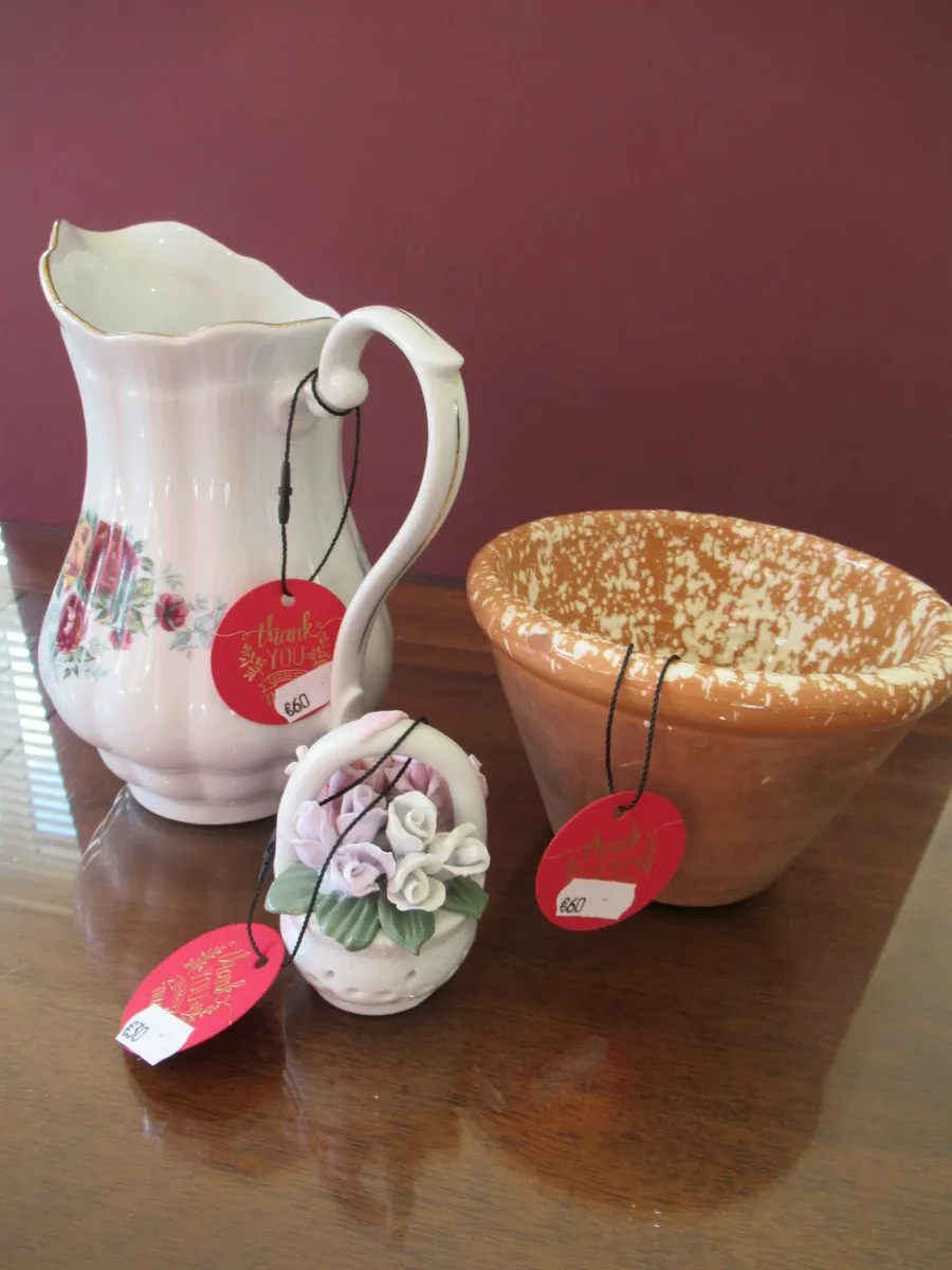 antique vintage kitchen COTTAGE BOWL rustic farm - Image 3