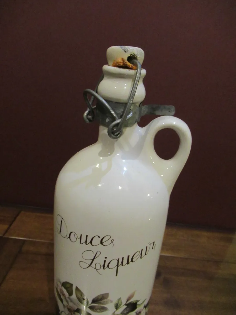 antique vintage DECANTER BOTTLE cottage farm cave - Image 4