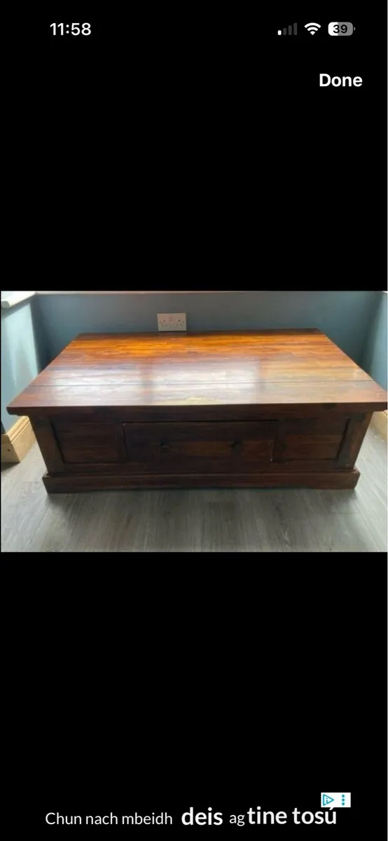 Vintage style coffee table - Image 2