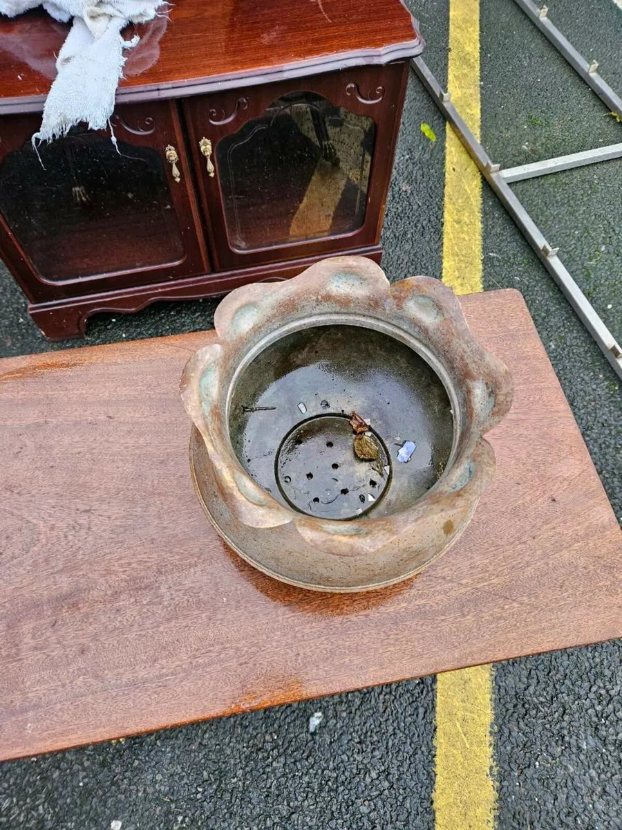 Vintage Copper Plant Pot - Image 3