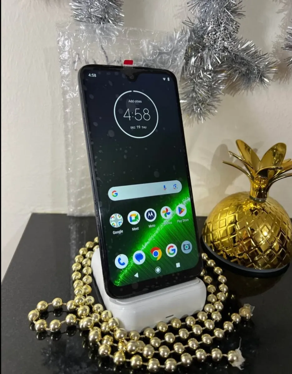 Motorola Moto G7 Plus 6.2" 64GB Black Grade A Smar - Image 1