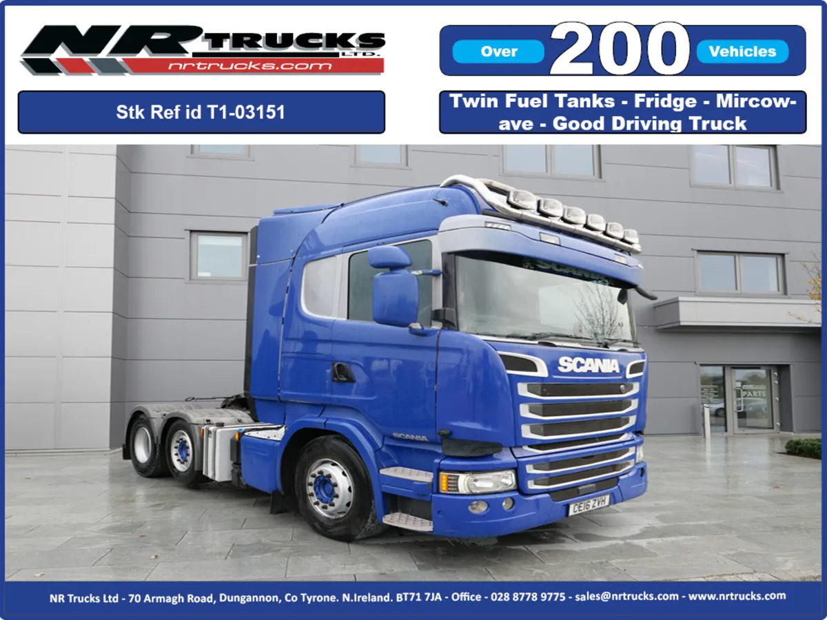 2016 - Scania R490 Highline 6x2 Auto Gearbox - Image 1